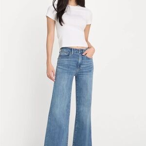 Good American Good Waist Light Blue Jeans